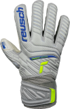 Reusch Attrakt Grip Finger Support Junior 5272810 6016 yellow grey front